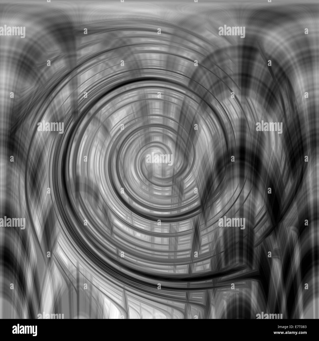 Bianco e nero ray pattern texture di sfondo, immagine del filtro Foto Stock