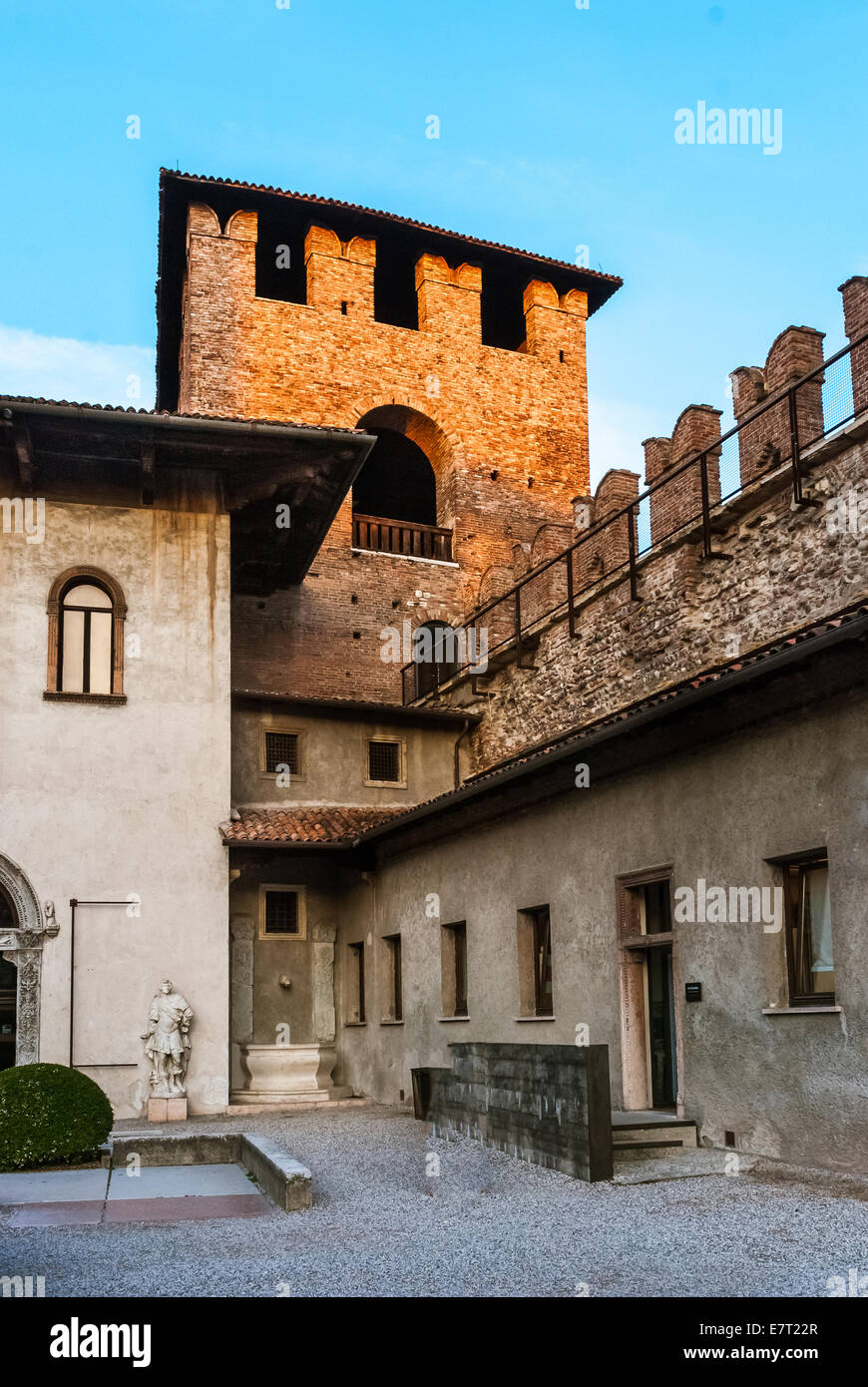 Castelvecchio nella città di Verona, Italia settentrionale Foto Stock