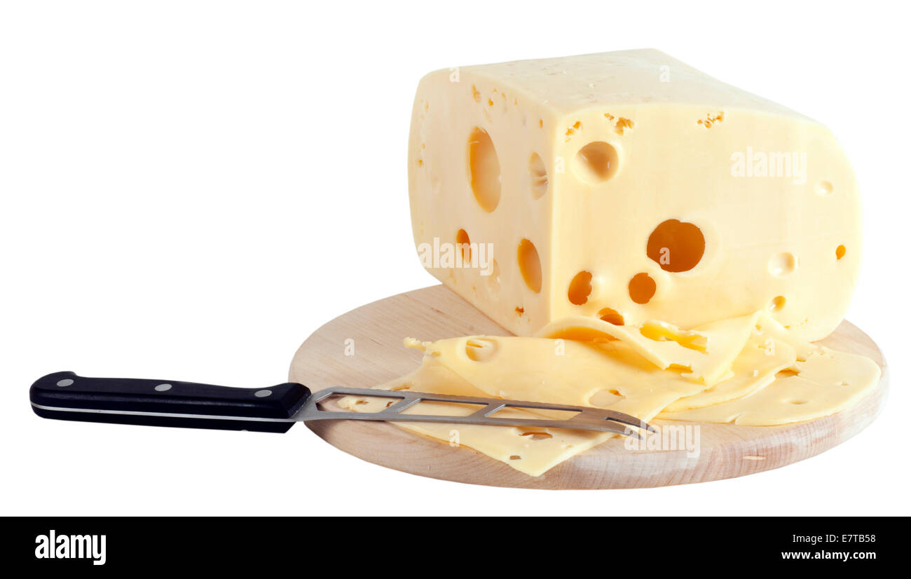 Il formaggio - una molto utile e popolare caseificio di alimentazione del prodotto Foto Stock