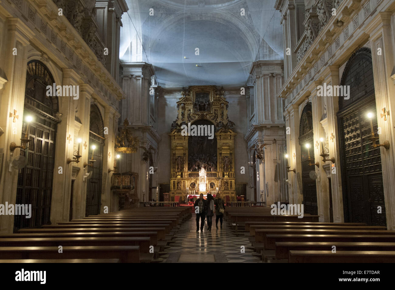All'interno della Cattedrale di Santa Maria del vedere, meglio nota come Cattedrale di Siviglia, Foto Stock
