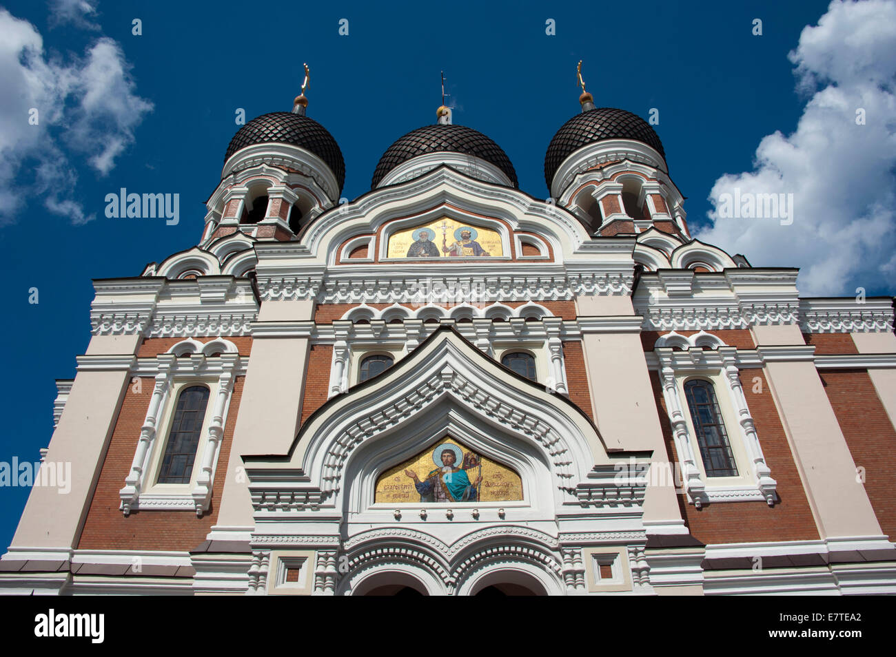 La Cattedrale Alexander Nevsky, Tallinn, Estonia, Stati Baltici Foto Stock