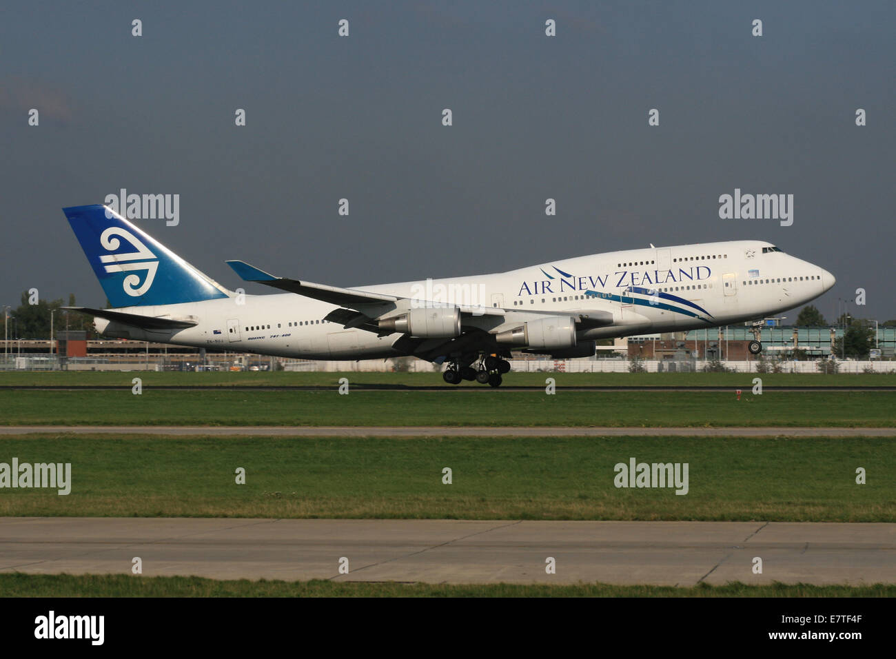 AIR NEW ZEALAND BOEING 747 Foto Stock