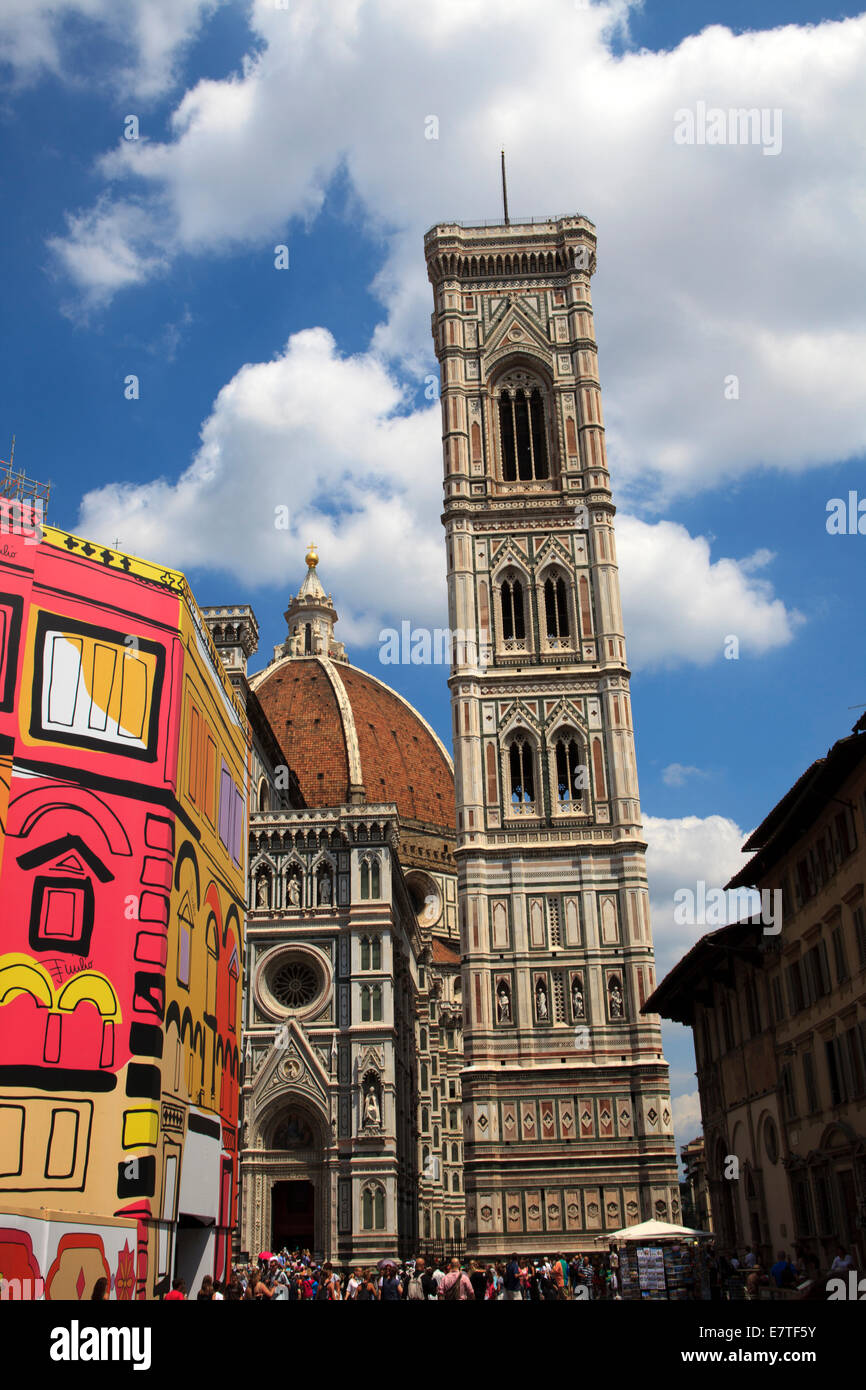 Duomo Campanile di Giotto Campanile cupola di Brunelleschi e coperto il