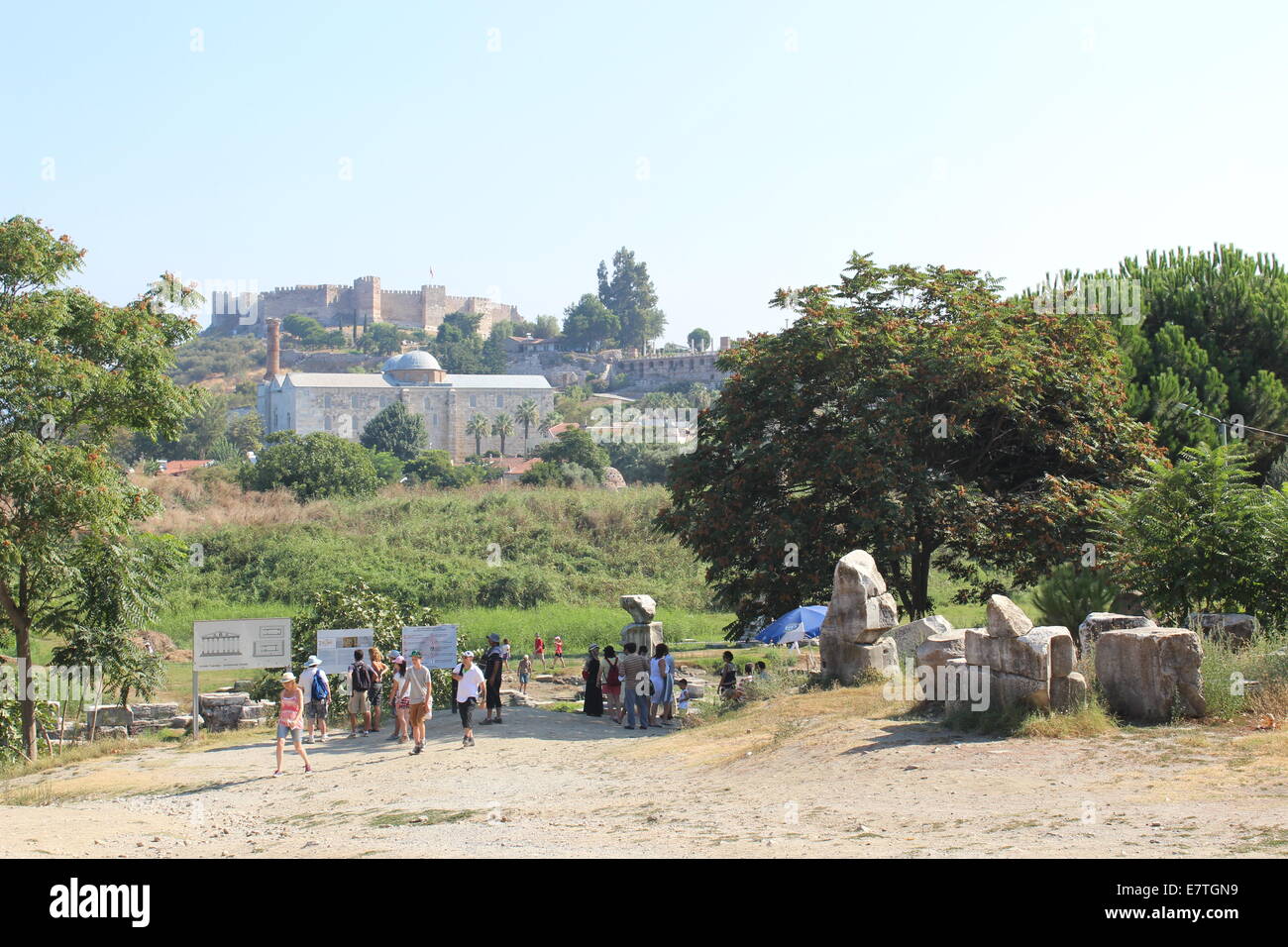 Il Tempio di Artemide Foto Stock