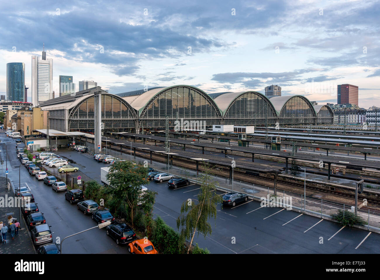 Germania: Francoforte stazione centrale. Foto da 20. Settembre 2014. Foto Stock