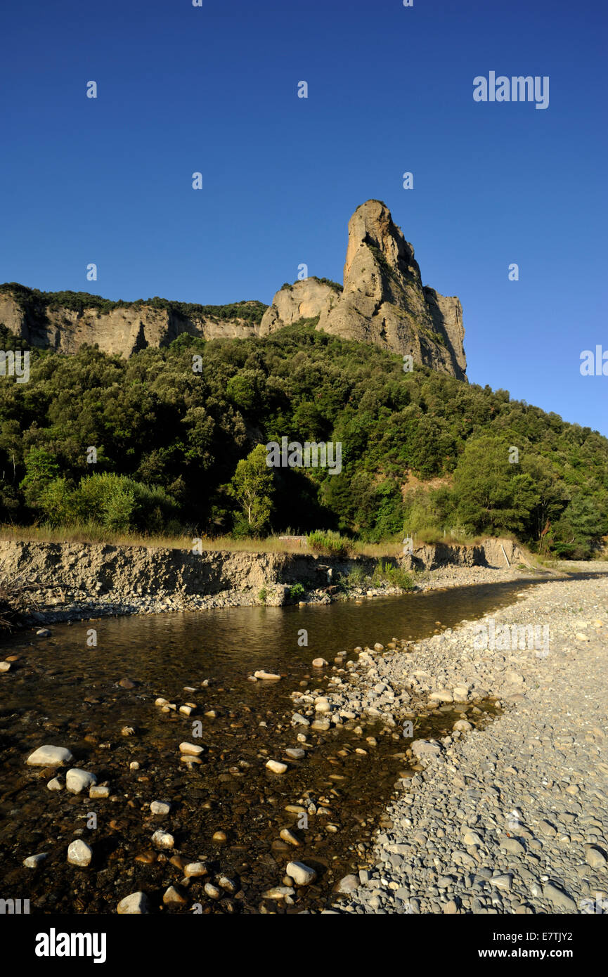 Italia, Basilicata, Appennino Lucano Parco Nazionale Val d'Agri, Valle del fiume Agri e Murgia di Sant'Oronzo Foto Stock