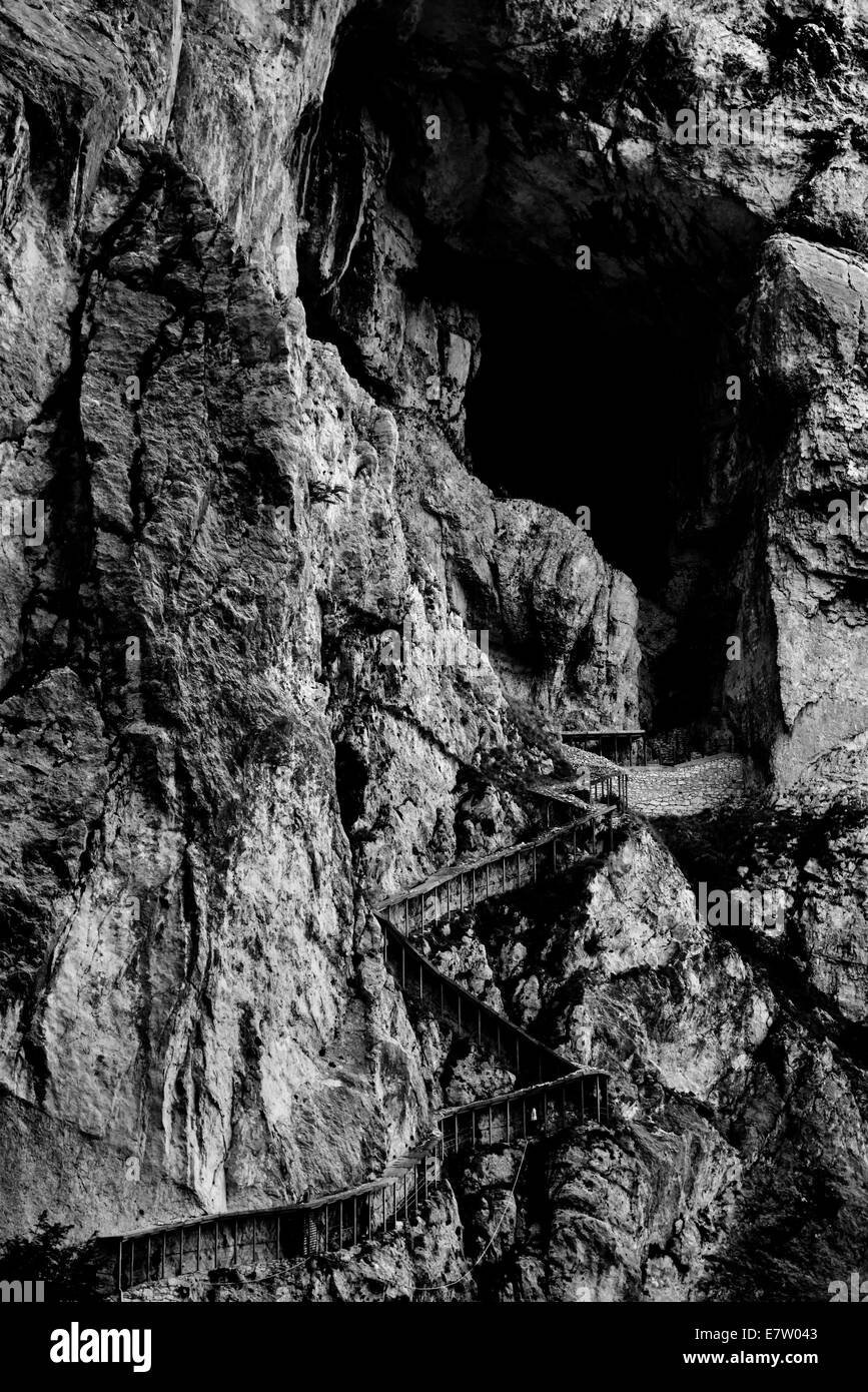 Grotte del Cavallone Foto Stock
