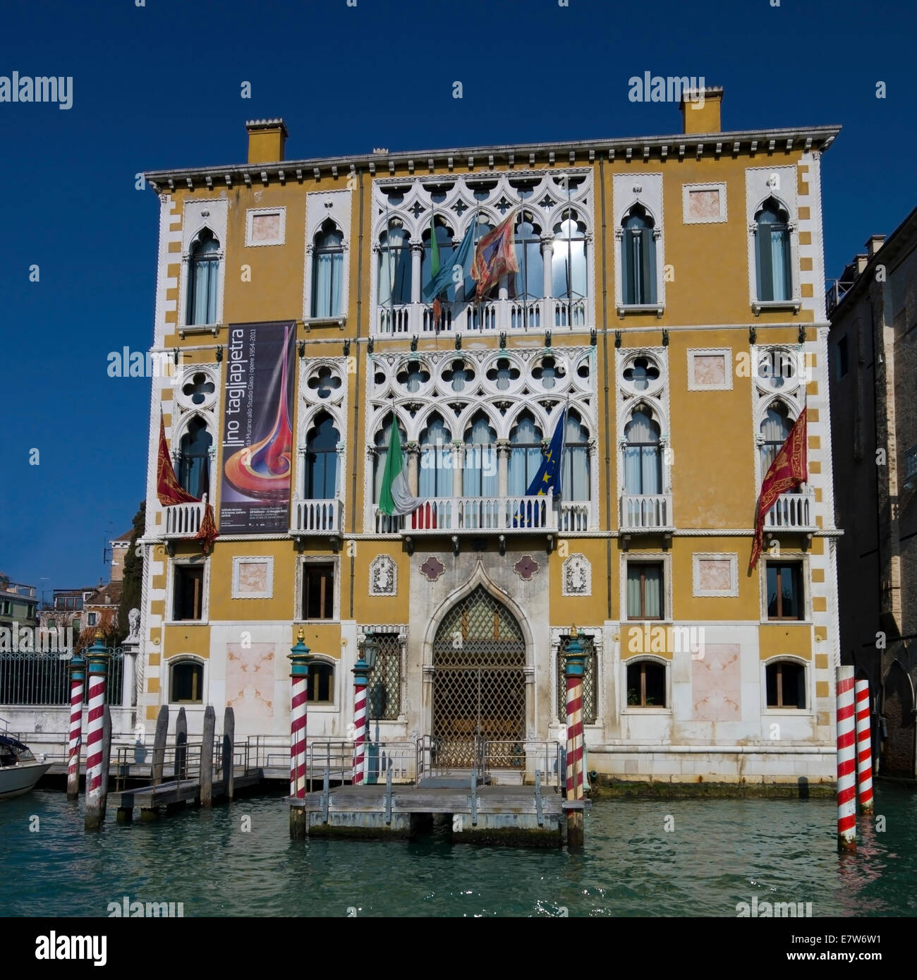 Palazzo Cavalli-Franchetti, Venezia. Foto Stock