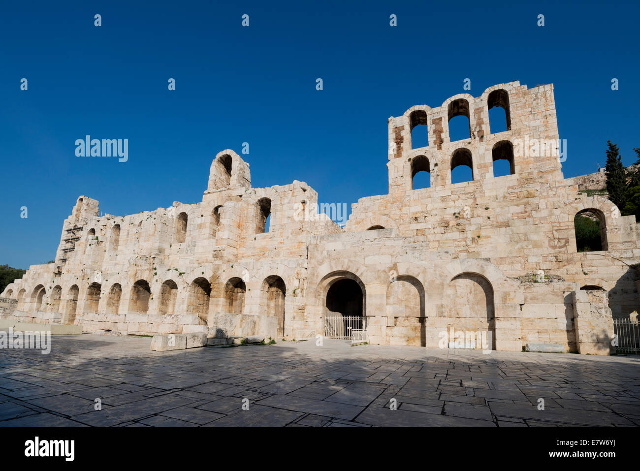 Ingresso di Herodeion , Athens Grecia Foto Stock