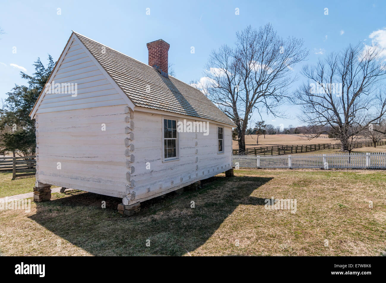 Quarti Slave per la McLean House di Appomattox Courthouse National Historical Park in Virginia, Stati Uniti d'America. Foto Stock