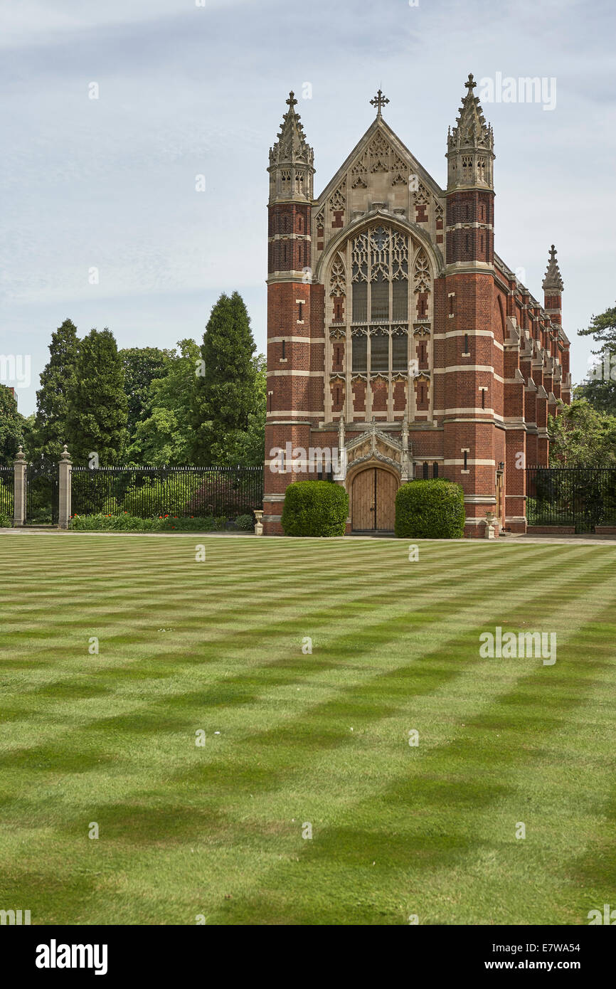 Selwyn College Chapel Cambridge Foto Stock