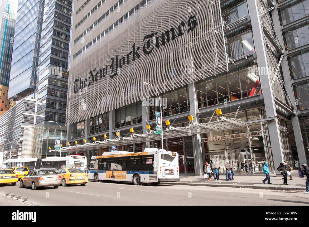 Il New York Times building Foto Stock