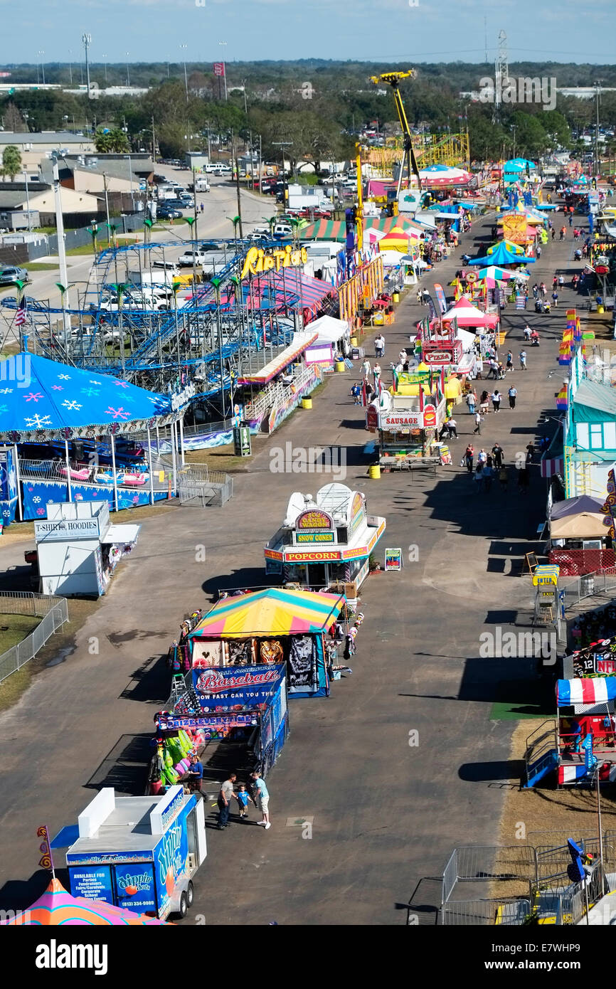 A metà strada Florida State Fair Tampa FL Foto Stock