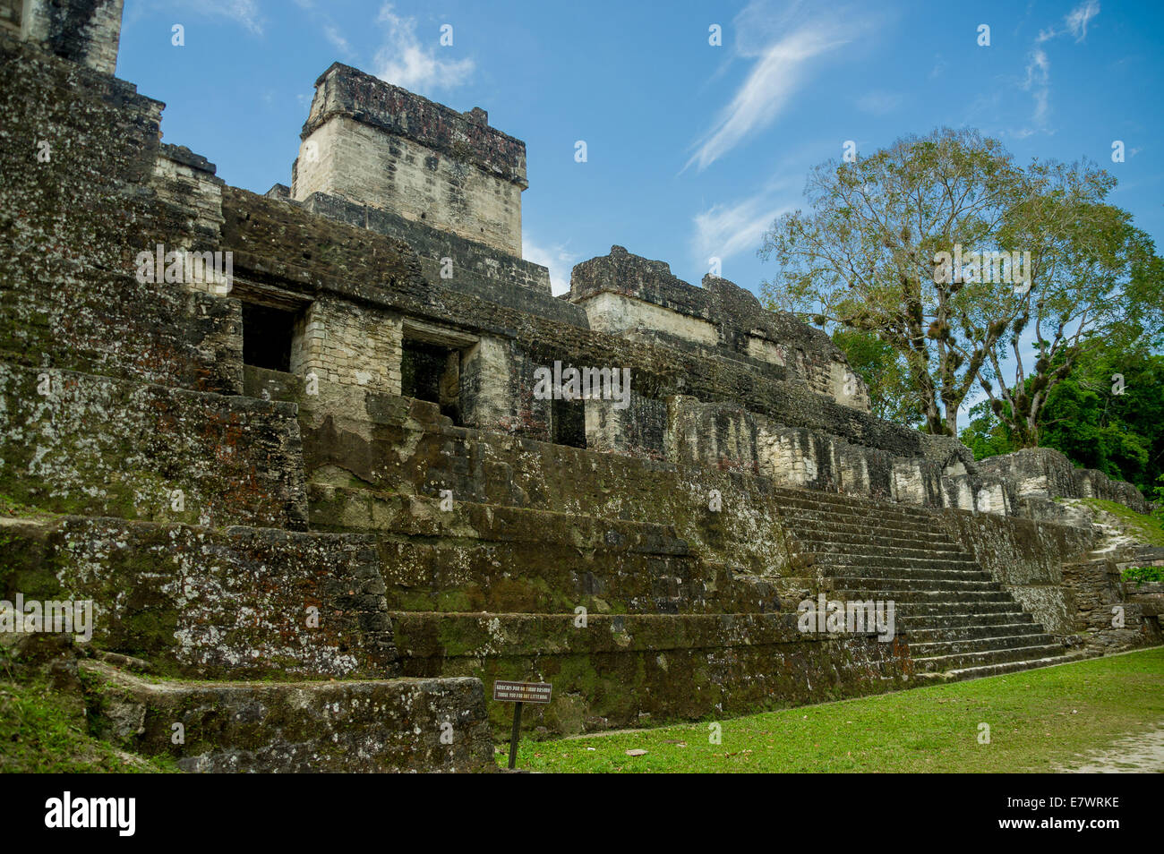 Tikal rovine Maya in Guatemala Foto Stock