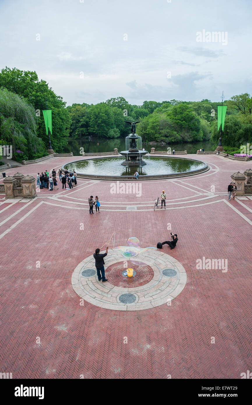 Il Central Park di New York City. Foto Stock