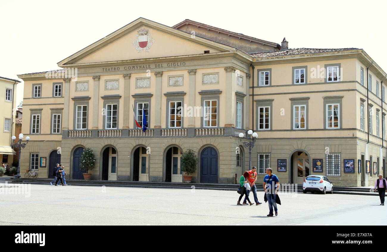 Teatro del Giglio di Lucca, Italia Foto Stock