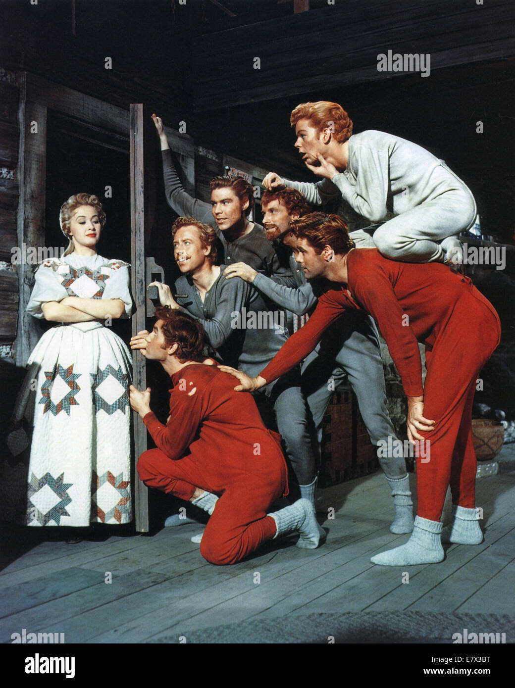 Sette Spose per Sette Fratelli 1954 MGM film musicale con Jane Powell Foto Stock