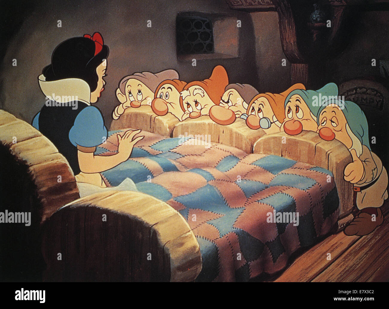 Biancaneve e i sette nani 1937 Walt Disney cartoon Foto Stock