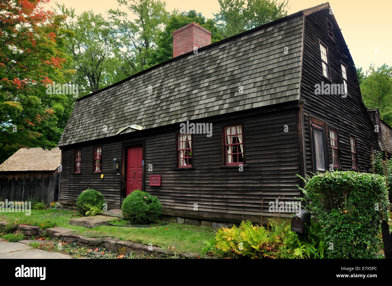 Wethersfield, Connecticut: La Esdra Webb casa costruita prima del 1730 su Broad Street Foto Stock
