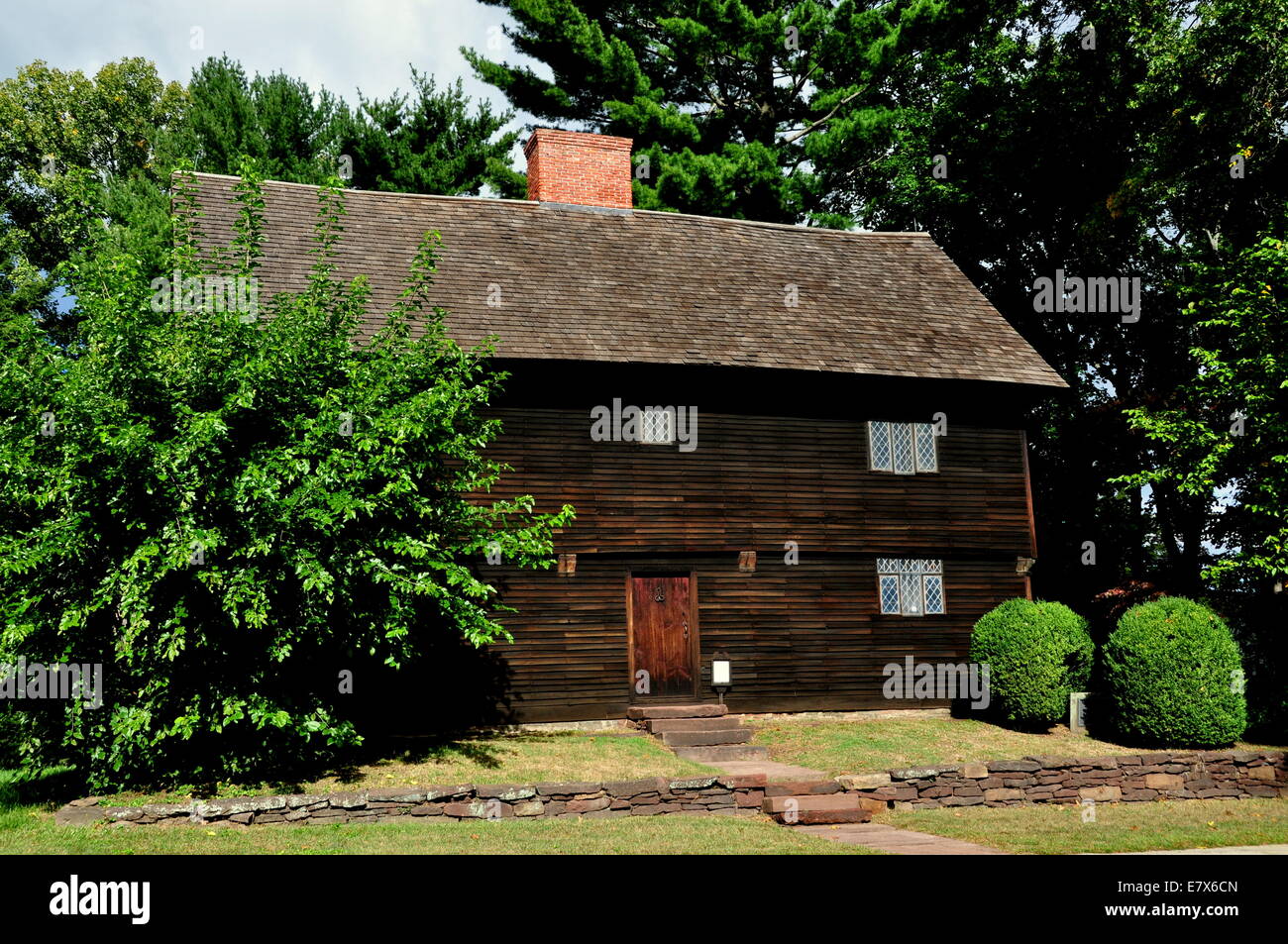 Wethersfield, CT: 1711 Butolph-Williams casa su Broad Street è uno dei primi nella città di Wethersfield Foto Stock