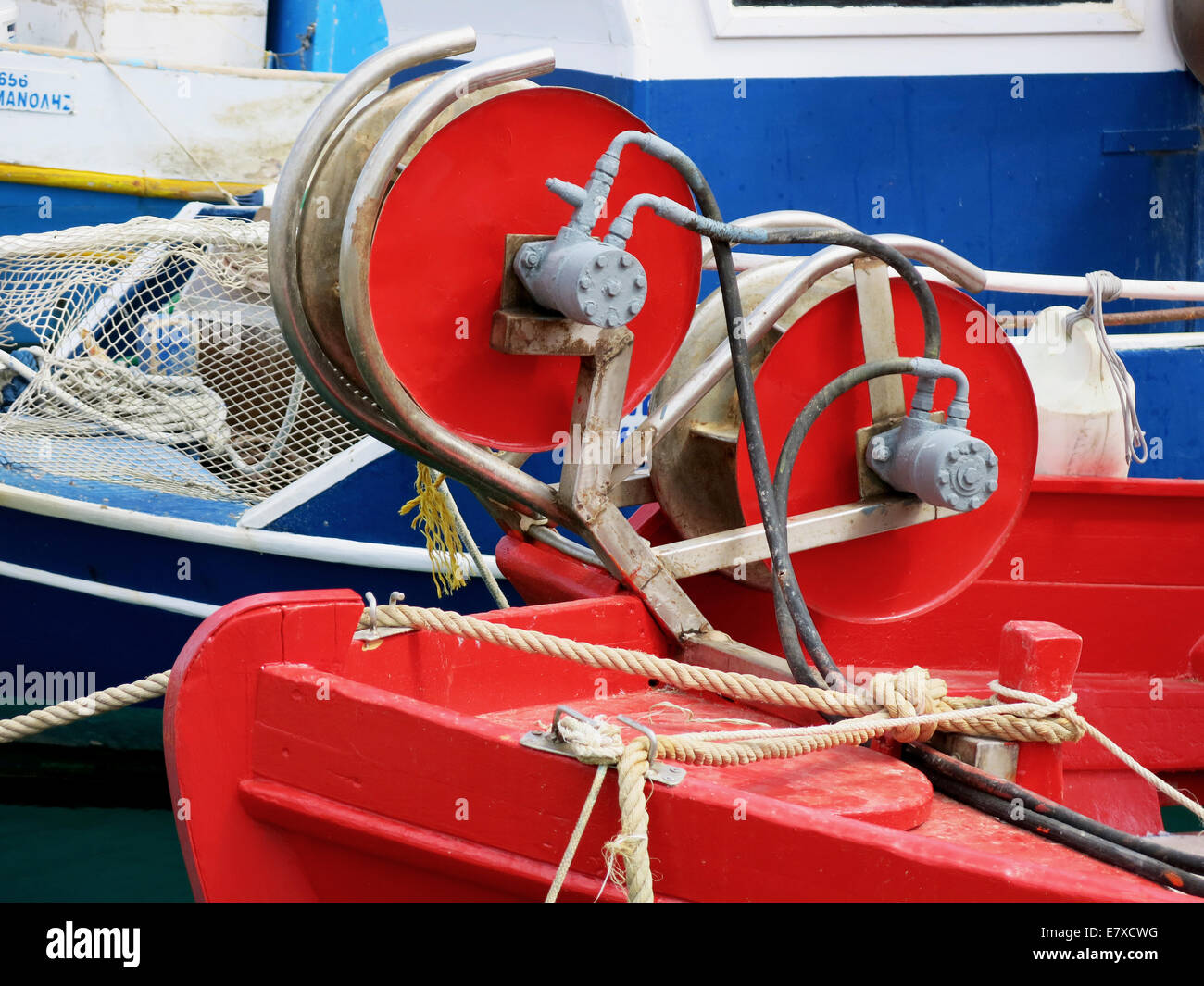 Barca da pesca. Foto Stock