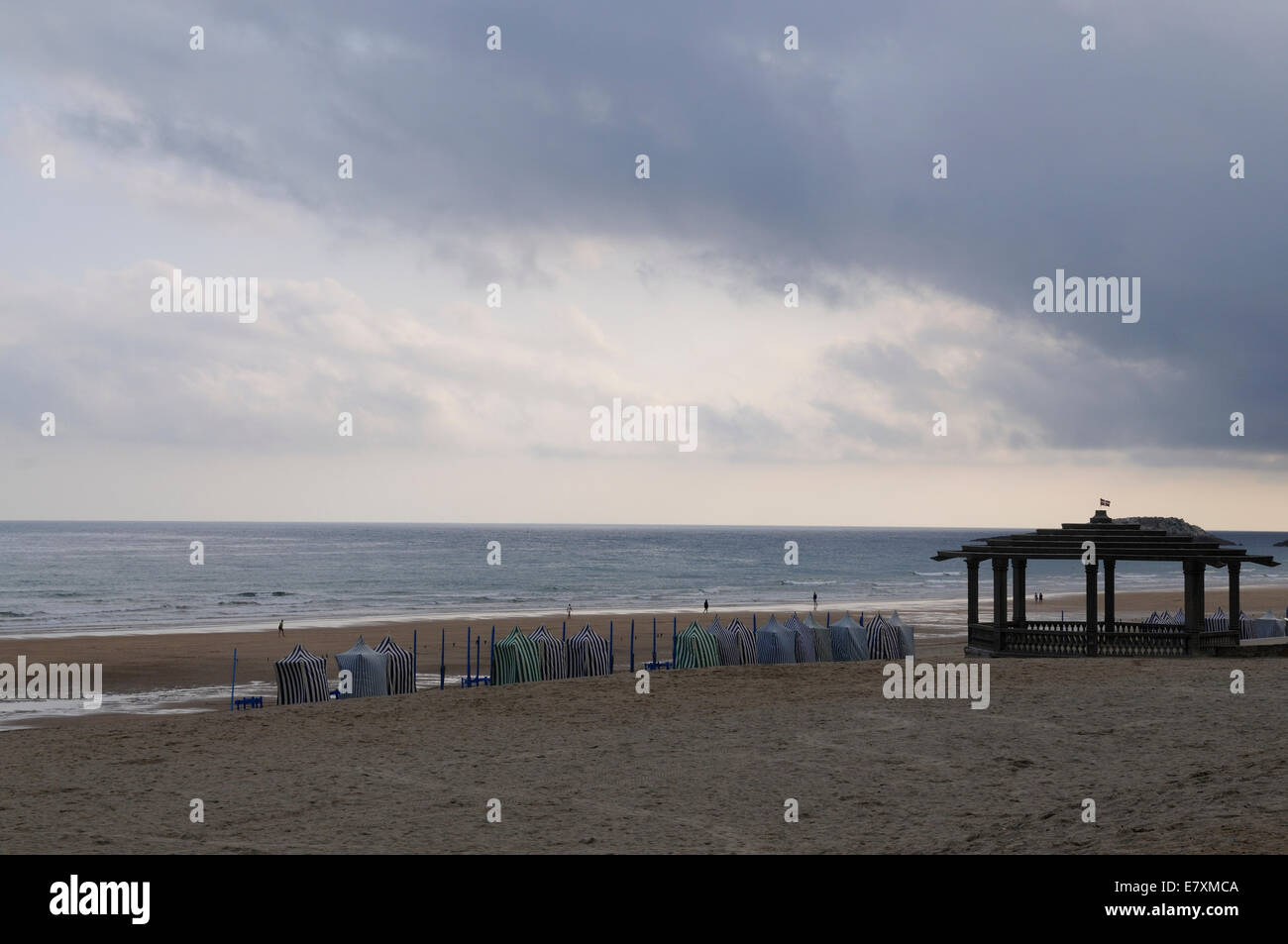 Spiaggia di Zarautz Foto Stock