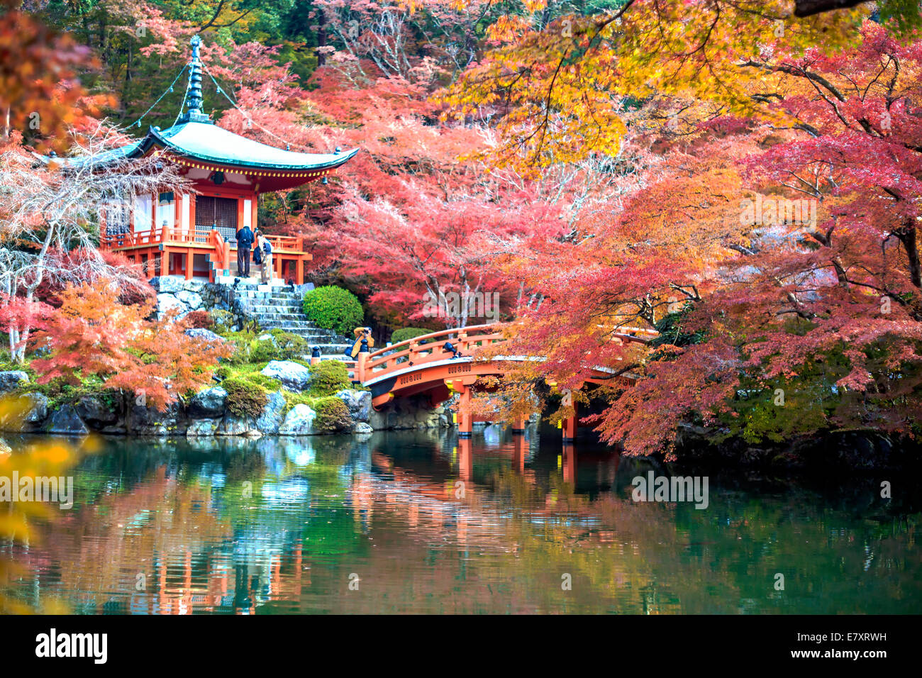 Kyoto, Giappone - 24 Novembre 2013: Daigo-ji è un Shingon tempio buddista a Fushimi-ku, Kyoto, Giappone Foto Stock