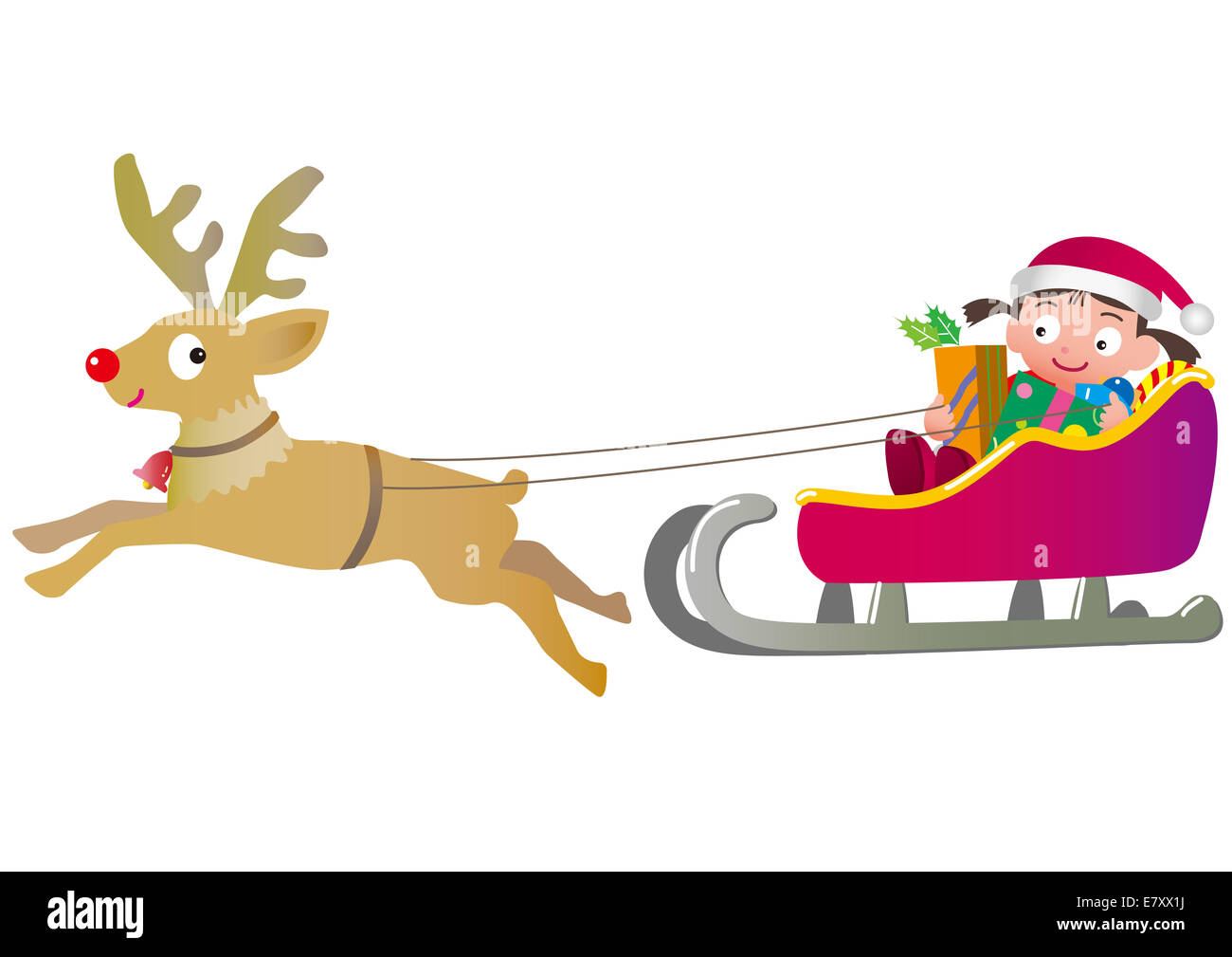 Illustrazione di natale Foto Stock