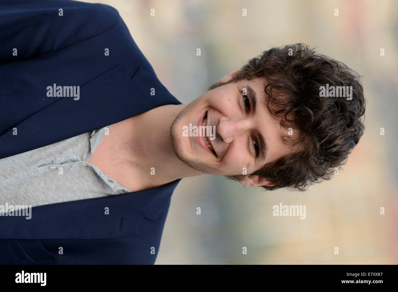 Vincent Lacoste durante il "Eden" photocall della 62a San Sebastian International Film Festival il 24 settembre 2014/picture alliance Foto Stock