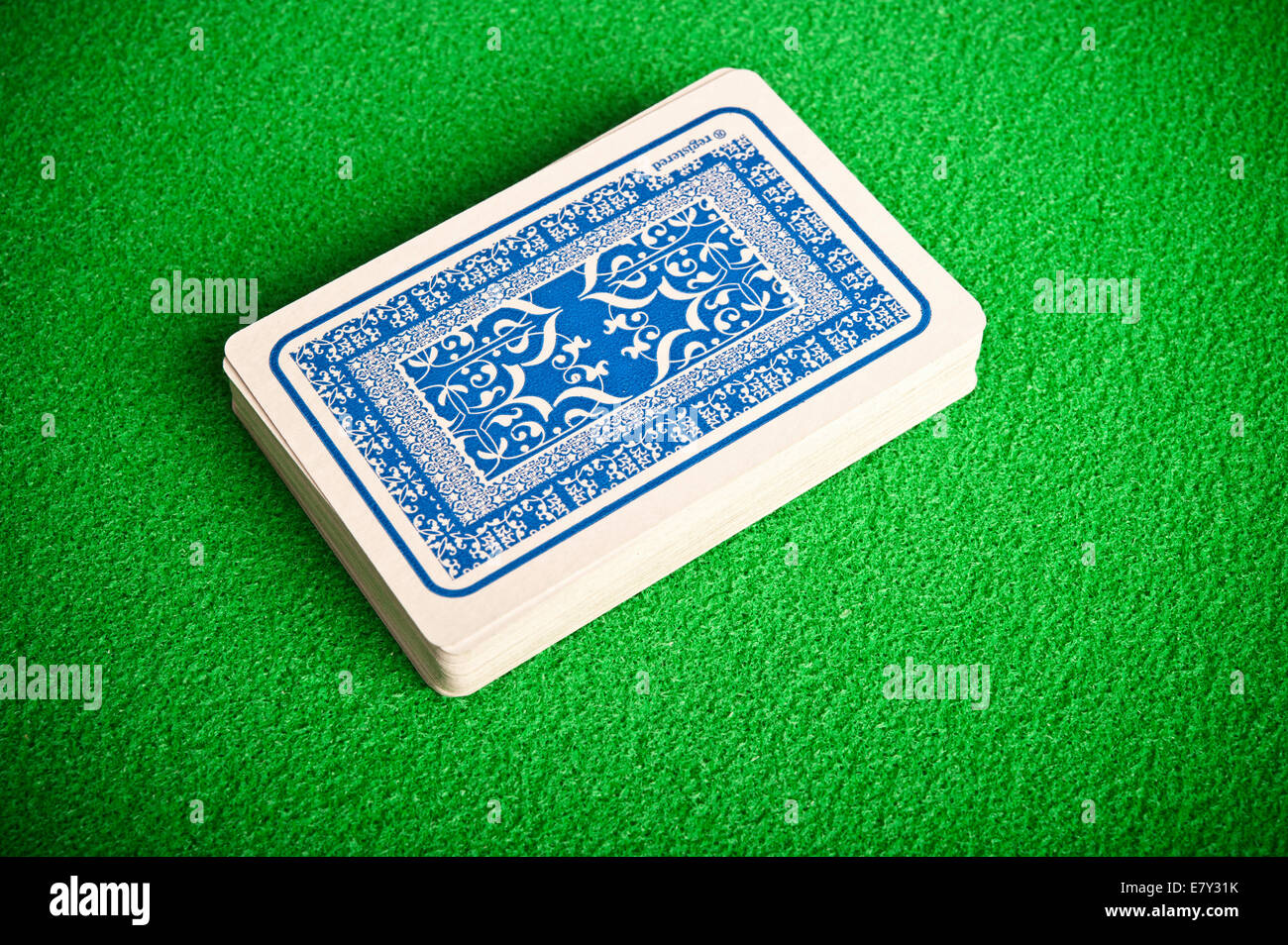 Mazzo di carte da gioco Foto Stock