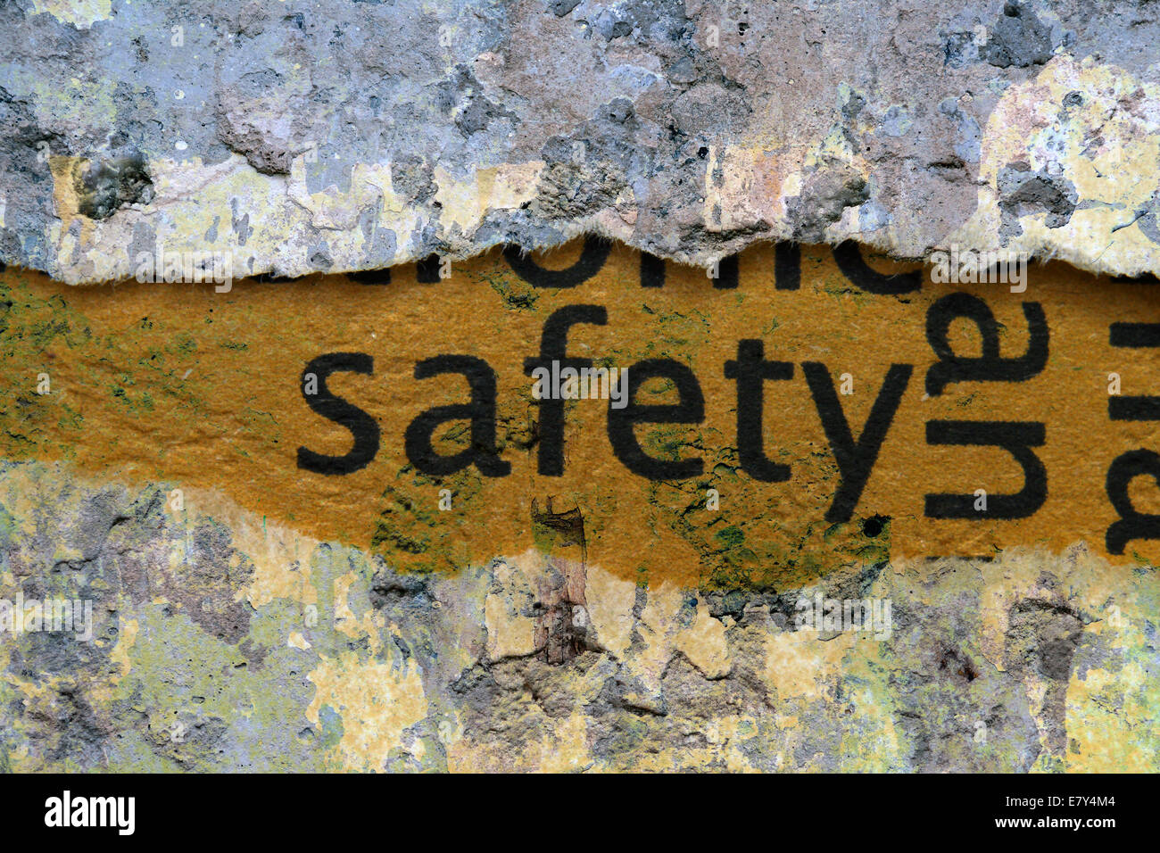Concetto di sicurezza Foto Stock