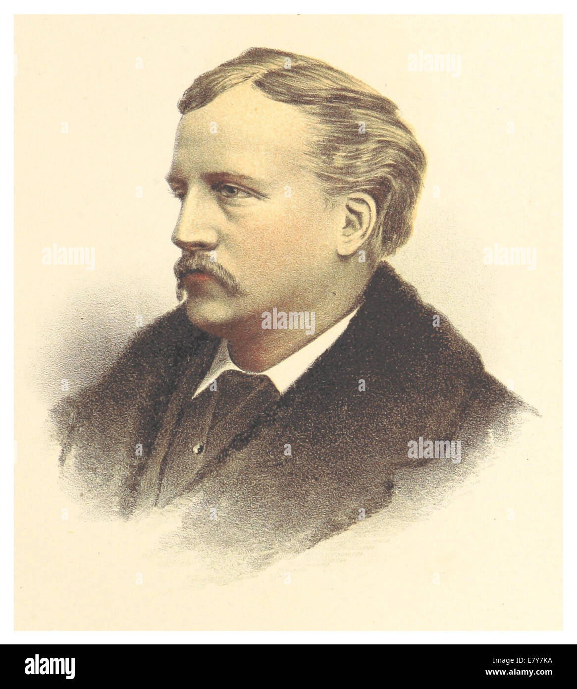 Un'illustrazione del 1881 di John Campbell, marchese di Lorne, che servì come Governatore generale del Canada. Questo ritratto mette in evidenza il suo ruolo di primo piano nella storia canadese durante il suo mandato. Foto Stock