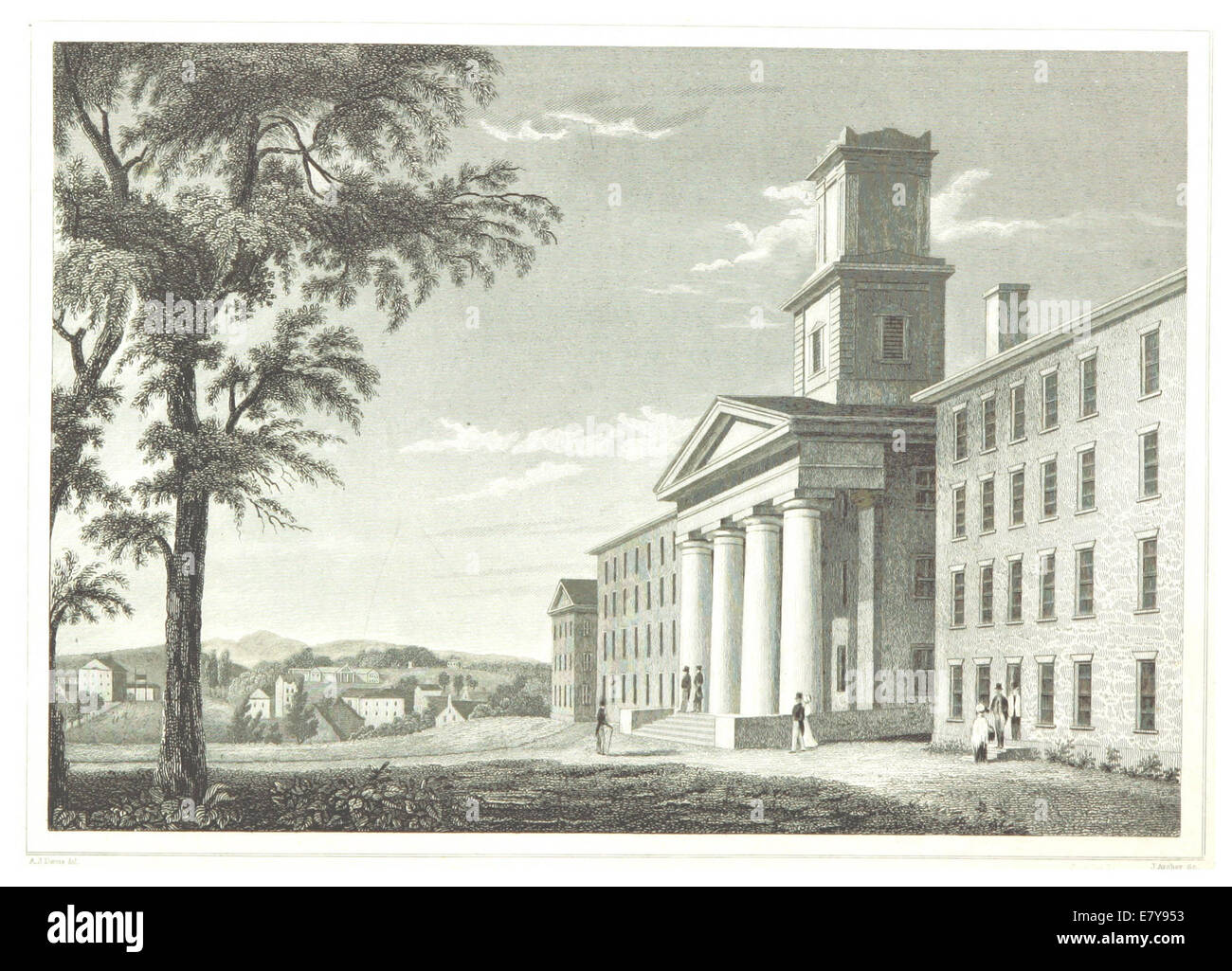HINTON(1834) 2.370 Amherst, Massachusetts Foto Stock