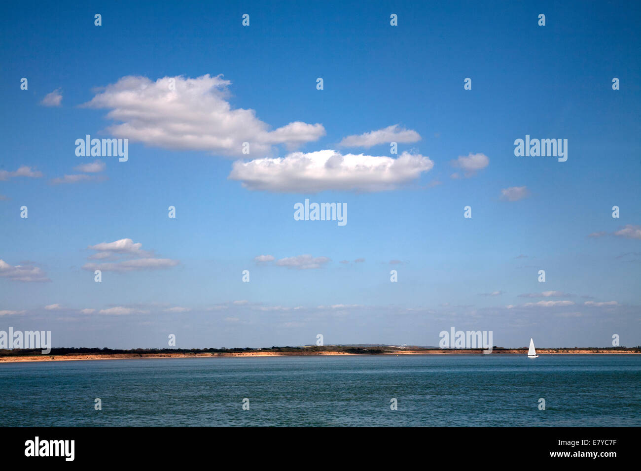 Acqua di southampton hampshire Inghilterra Foto Stock