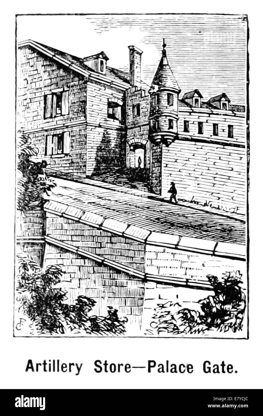 QUEBEC(1876) p106 PORTA PALAZZO Foto Stock