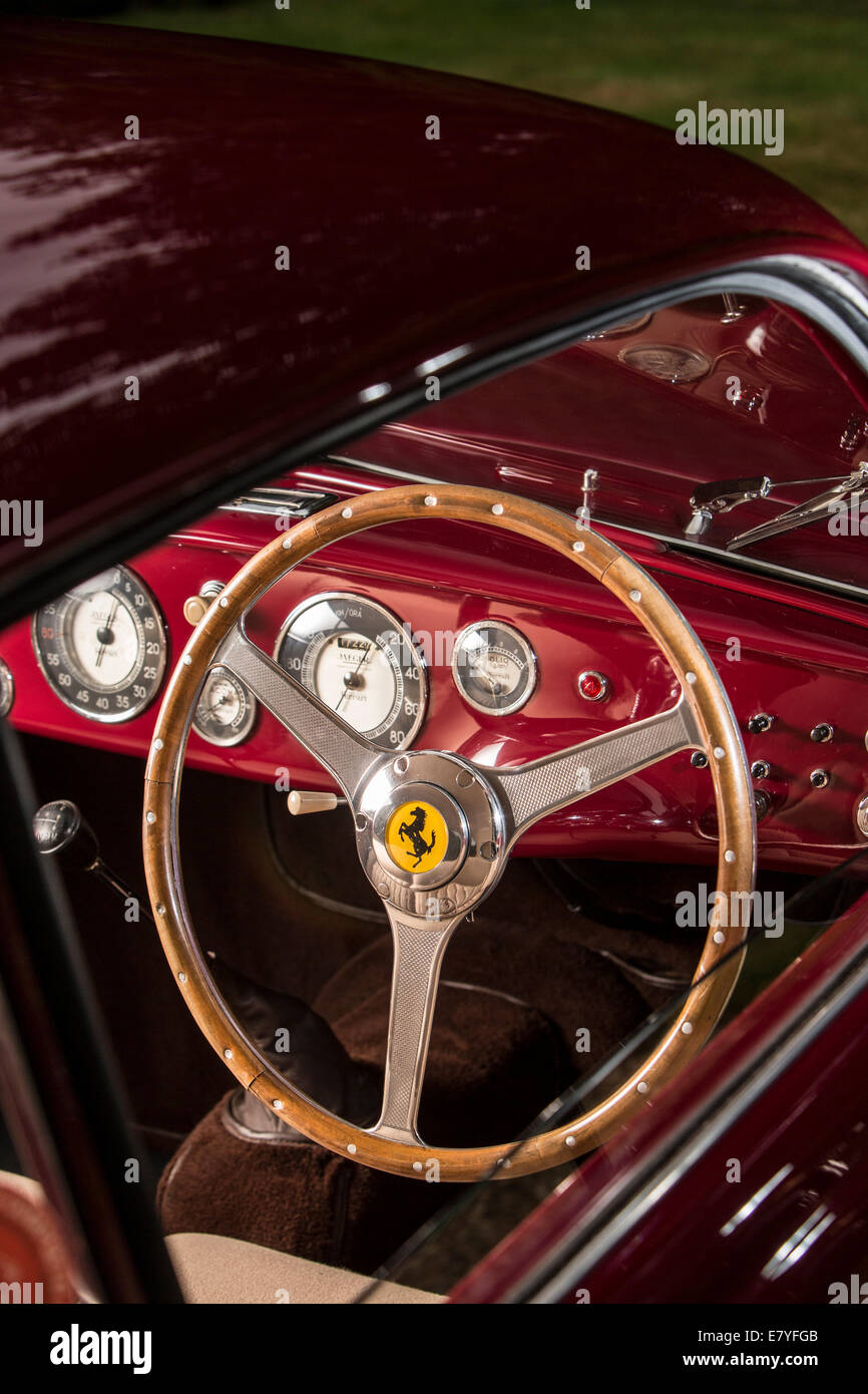 1949 Ferrari Tipo 166 inter coupe, telaio n. 017s numero motore 017s Foto Stock