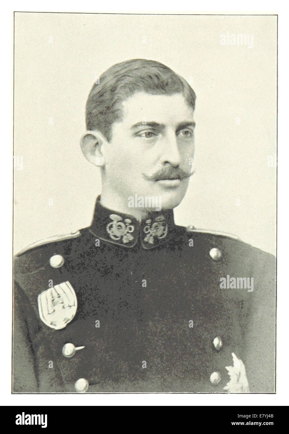 Questa illustrazione del 1893 di Wormeley mostra il principe Ferdinando di Roumania, enfatizzando la sua statura reale e il suo significato storico durante la fine del XIX secolo. Foto Stock