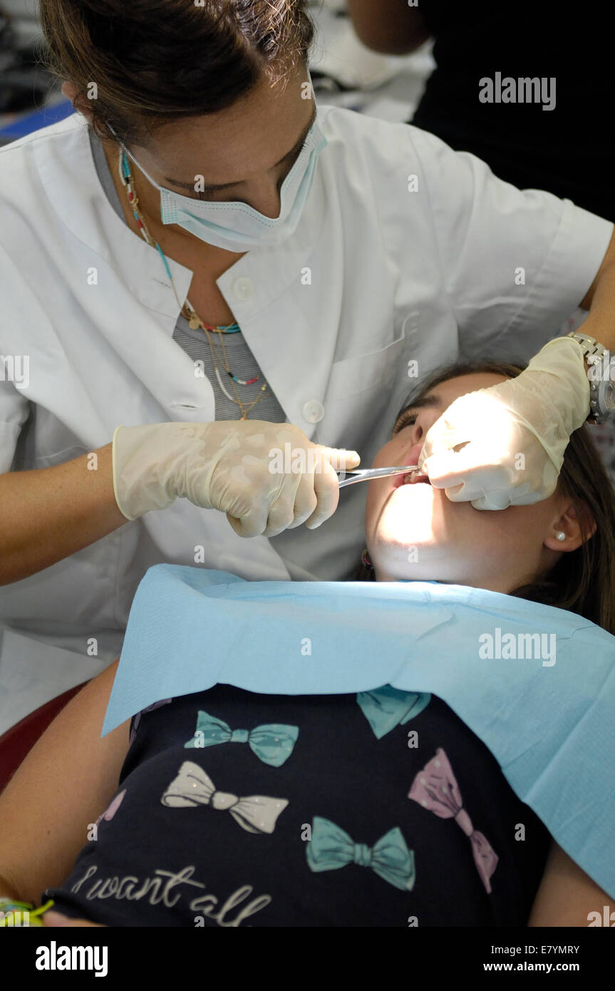 ortodontista Foto Stock
