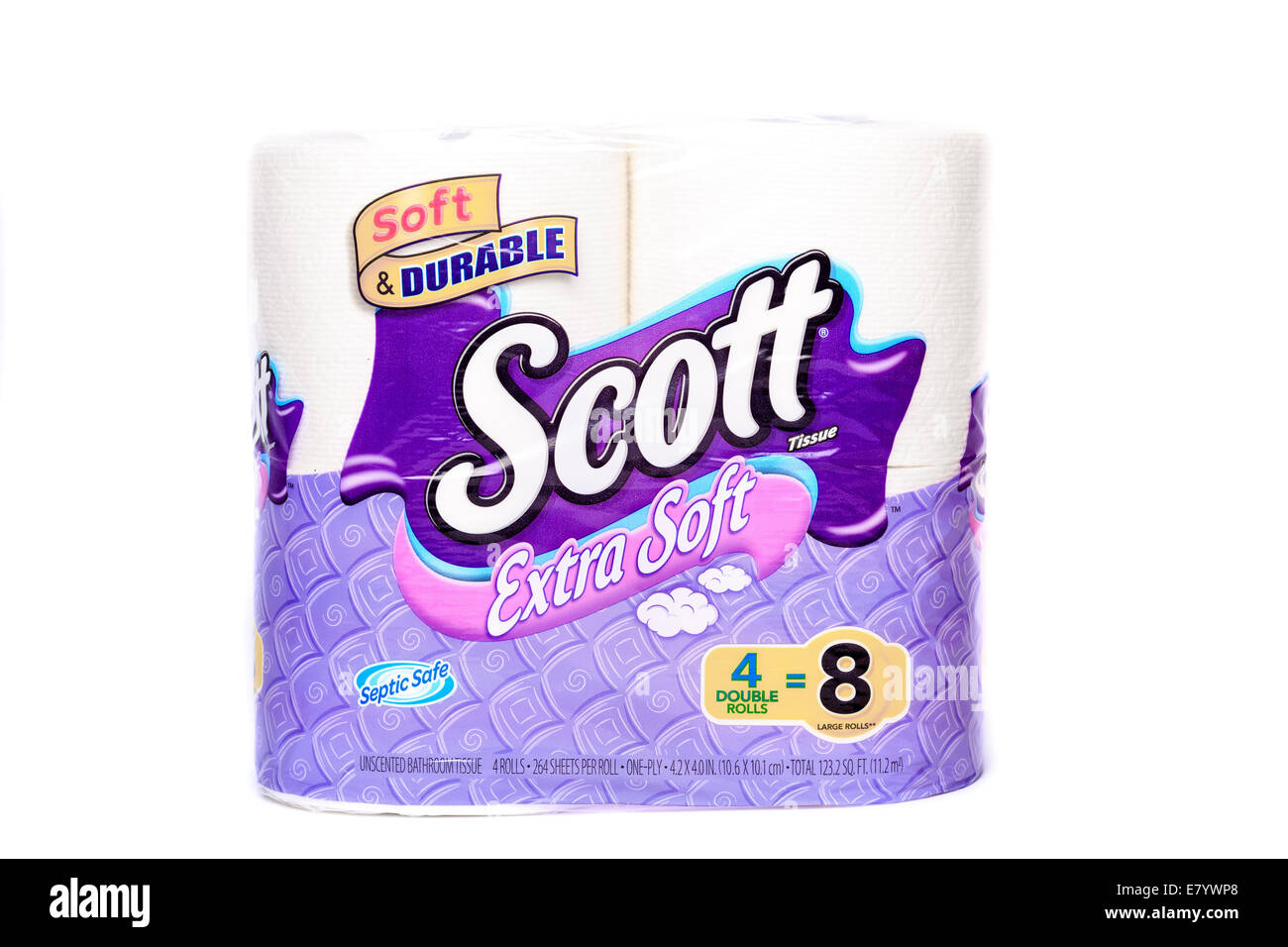Scott extra morbidi wc bagno tessuto Foto Stock