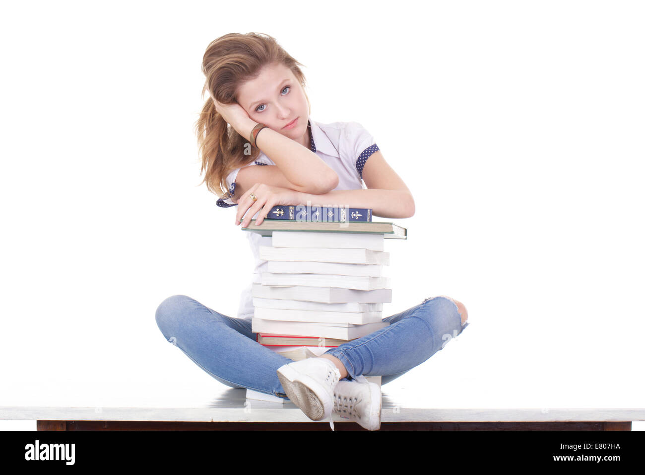 Giovane studentessa Foto Stock