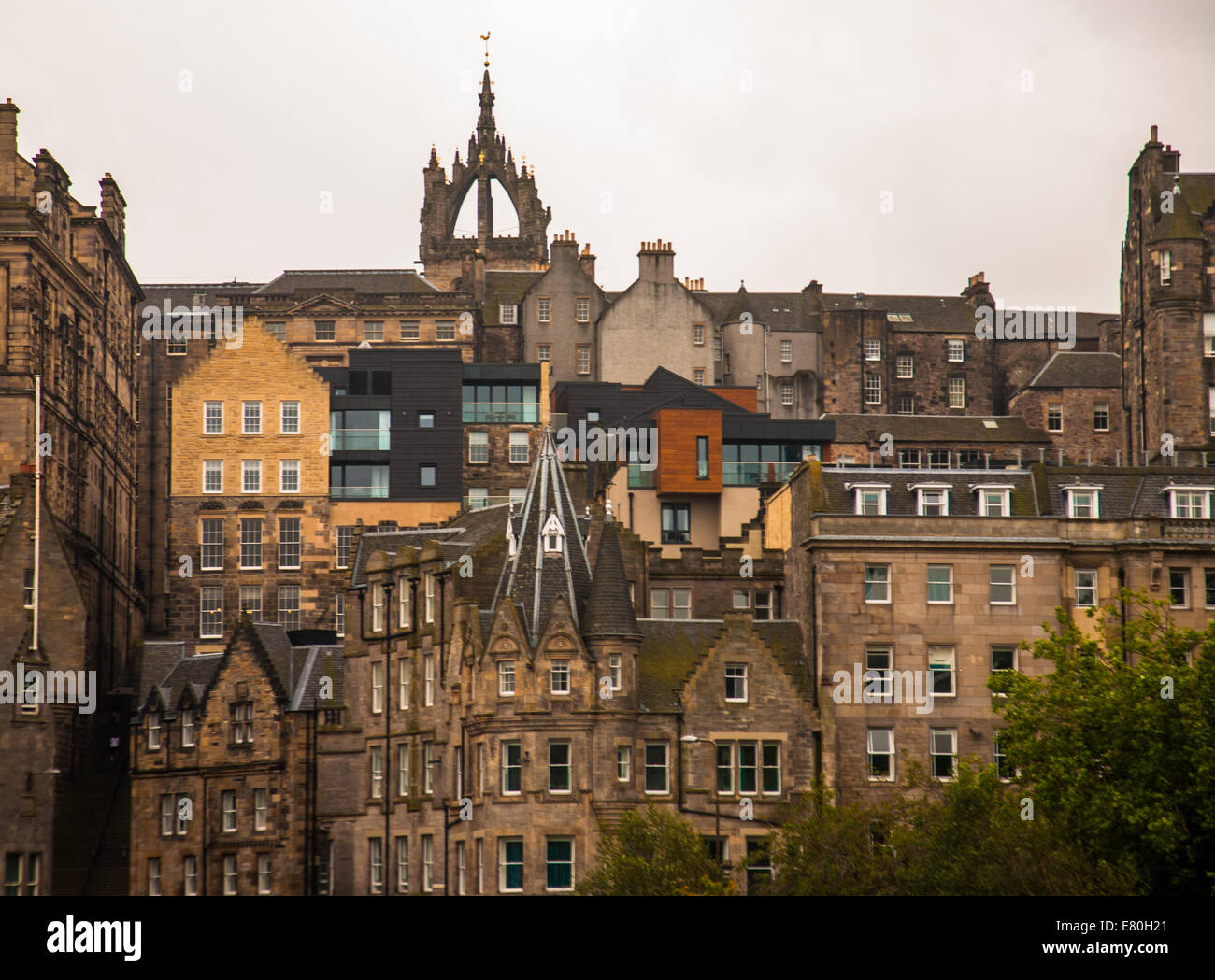 Street View di Queensferry, Edimburgo Foto Stock