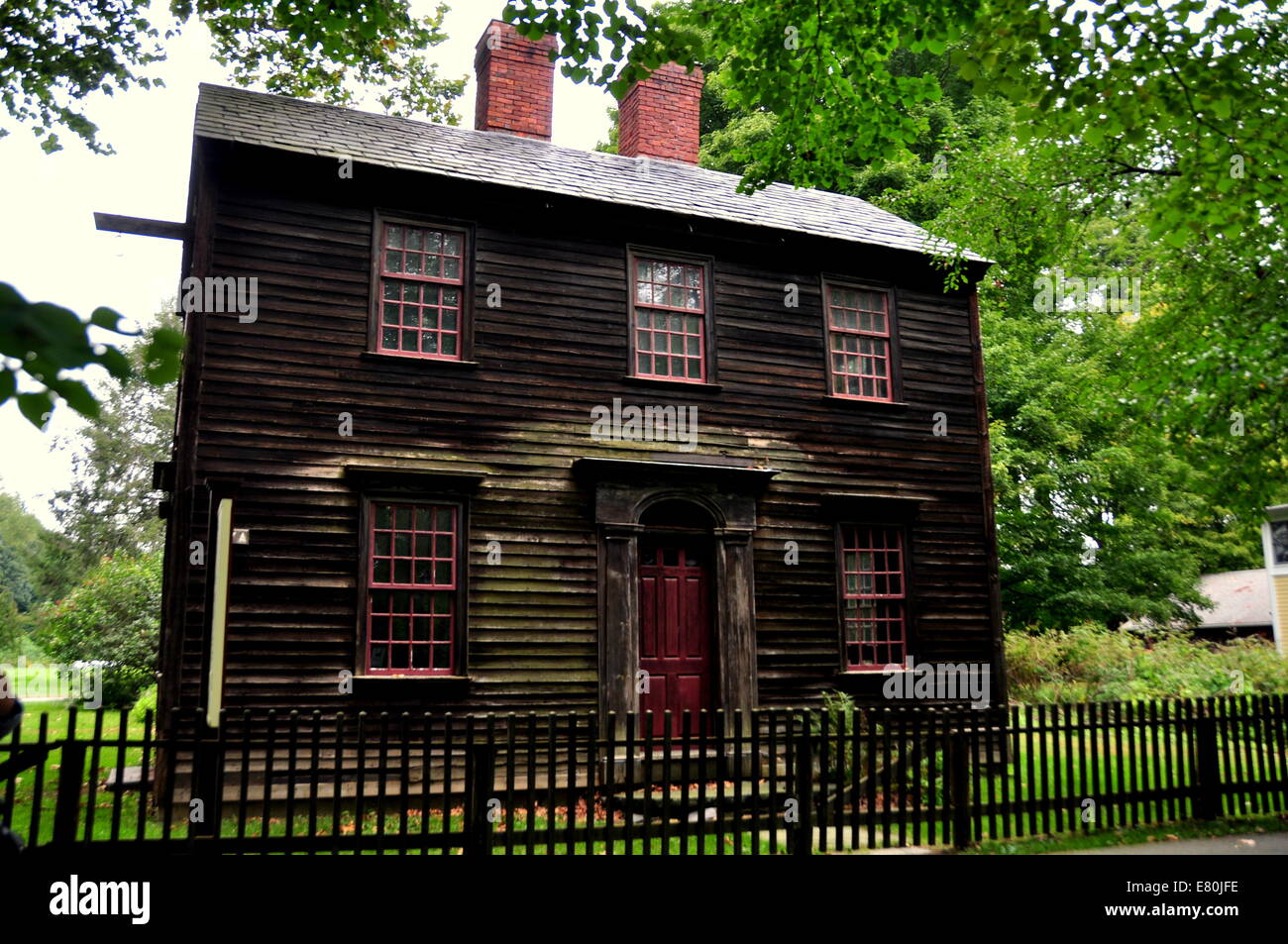 Deerfield, Massachusetts: La Wilson Ufficio Stampa costruita nel 1816 Foto Stock