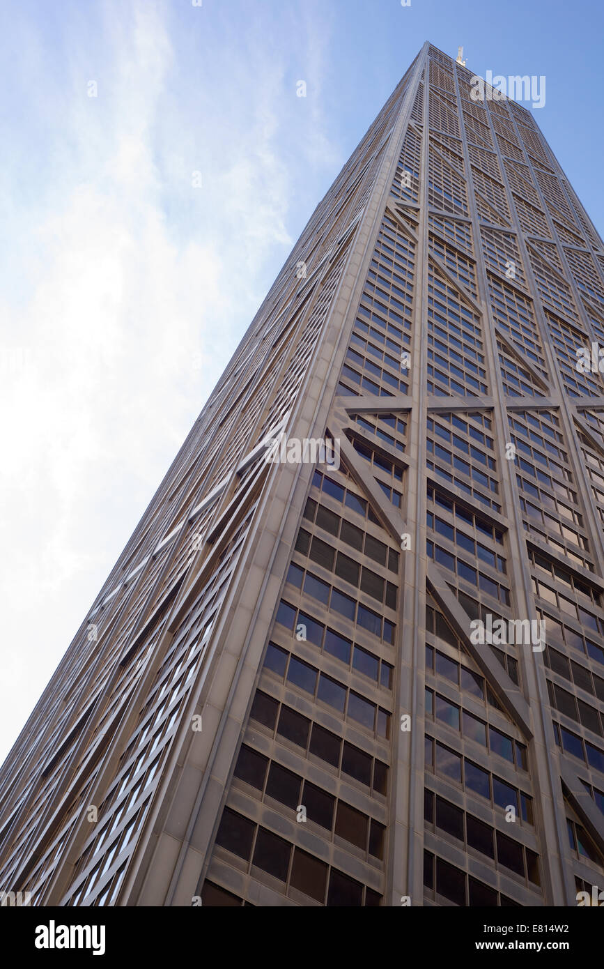 Il John Hancock Center in downtown Chicago, IL Foto Stock