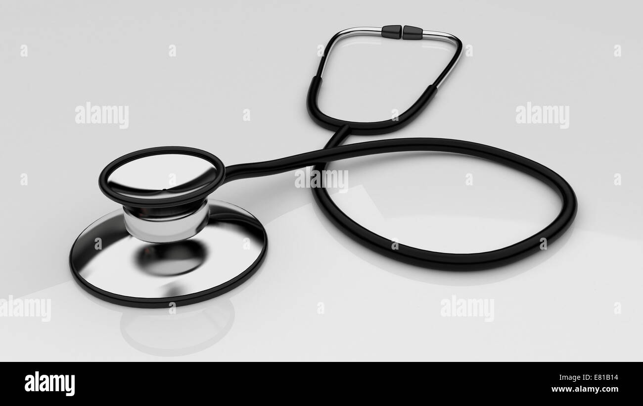 Immagine di uno stetoscopio. Foto Stock