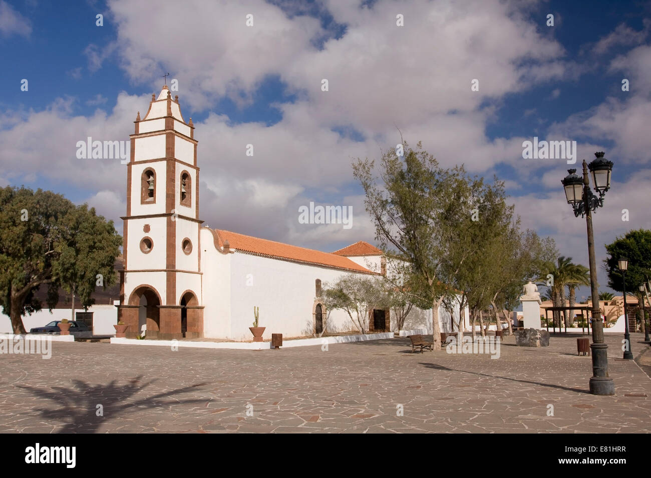 Chiesa di Santo Domingo de Guzman, Tetir, Fuerteventura, Isole Canarie, Spagna Foto Stock