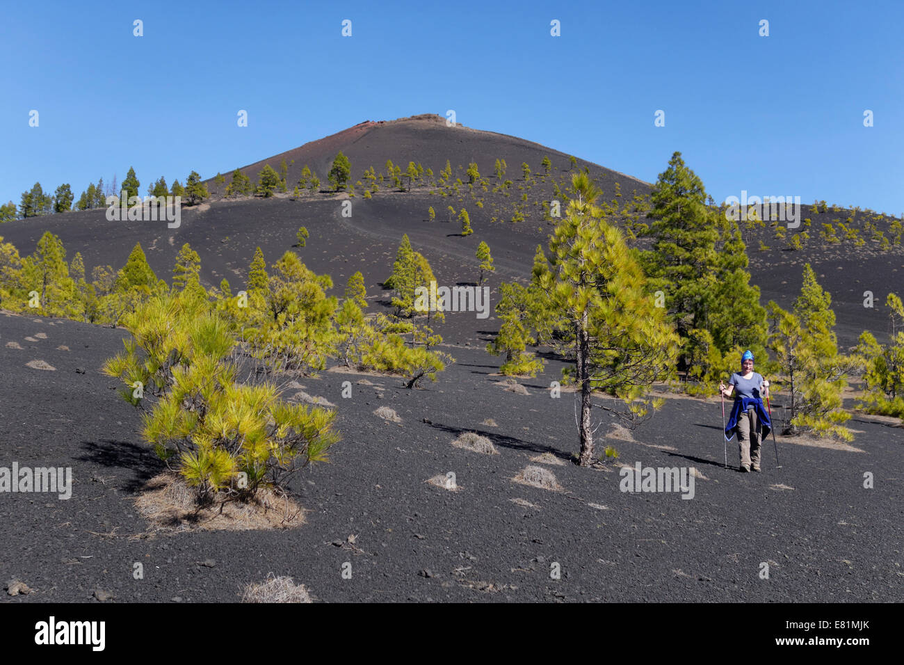 San Martín vulcano, Cumbre Vieja a Fuencaliente, La Palma Isole Canarie Spagna Foto Stock