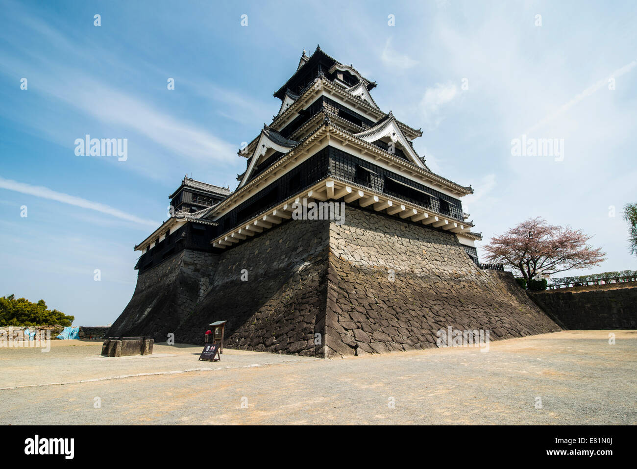 Castello di Kumamoto, Kumamoto, Prefettura di Kumamoto, Giappone Foto Stock