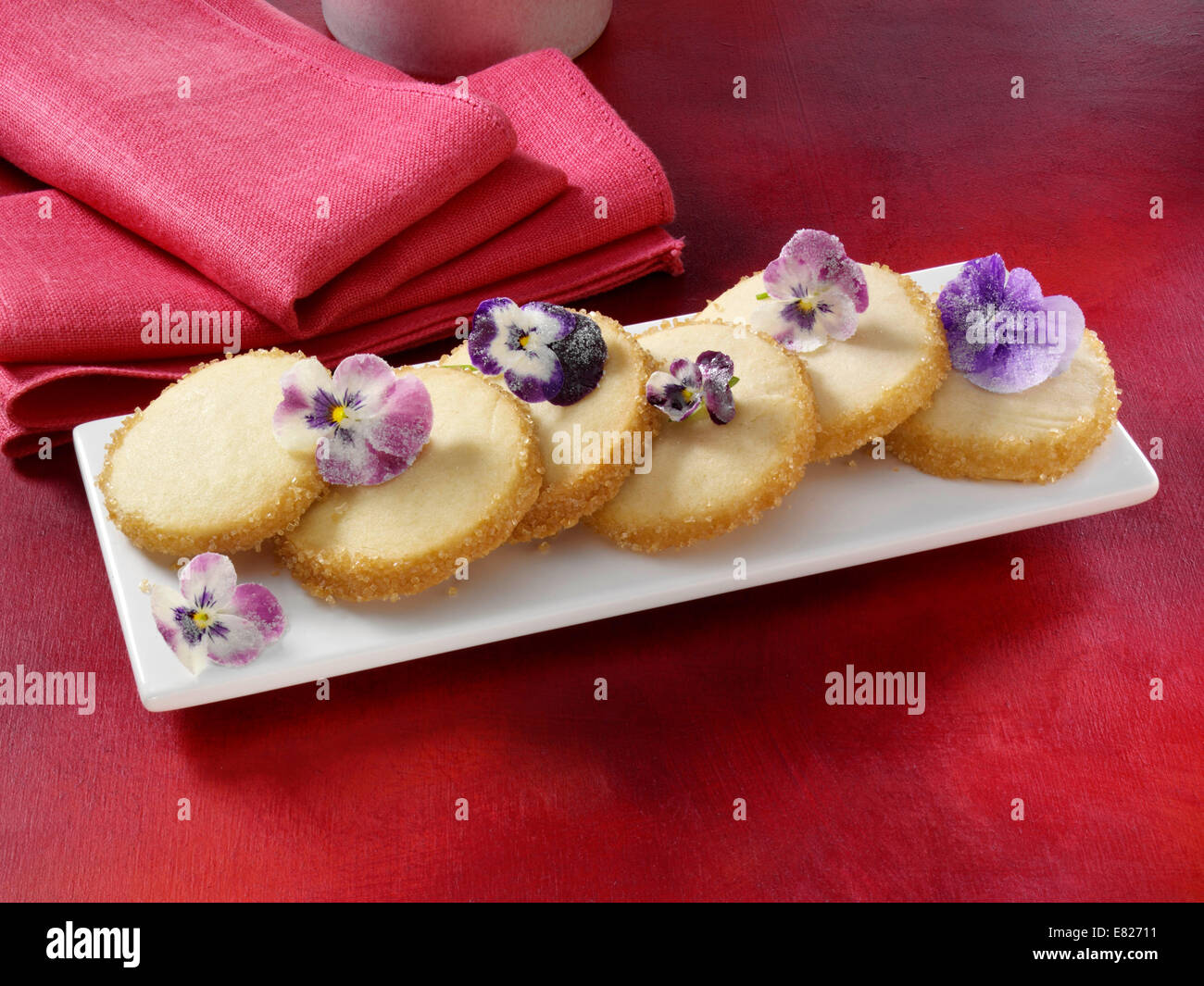 Biscotti frollini Foto Stock