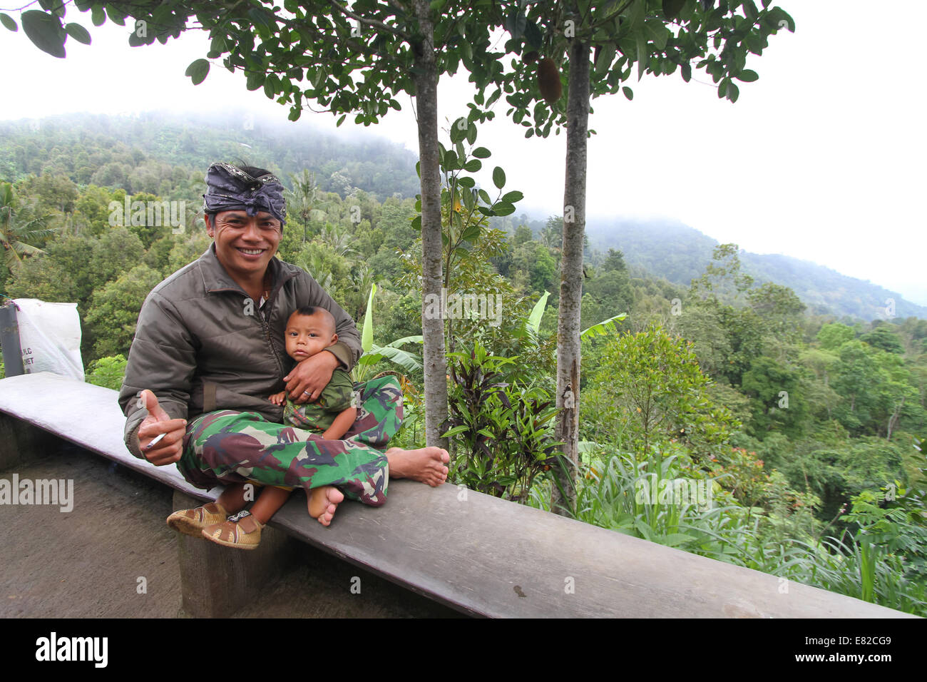 I bambini di Indonesia Foto Stock