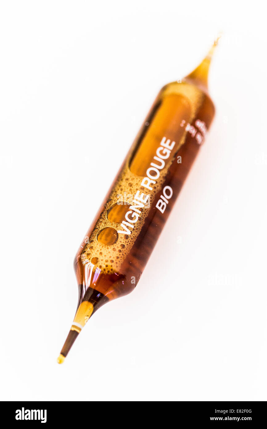 Organici di Vite rossa preparazione. Foto Stock